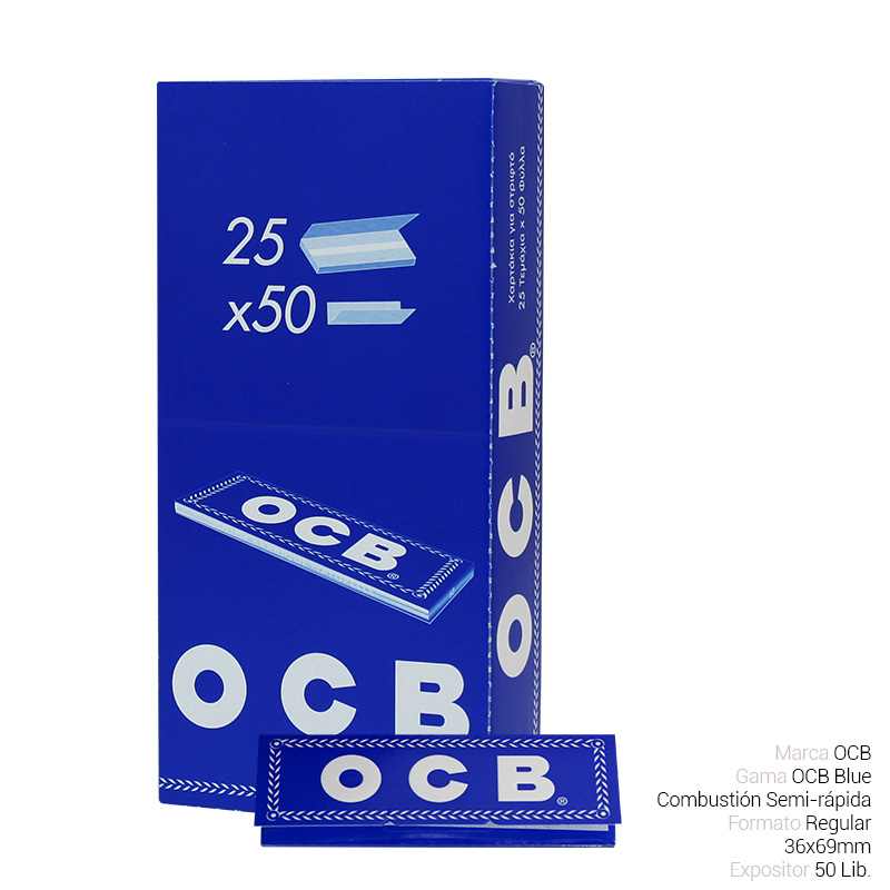 OCB REGULAR N1 BLUE CLASSIC CUT CORNER 25 Lib.