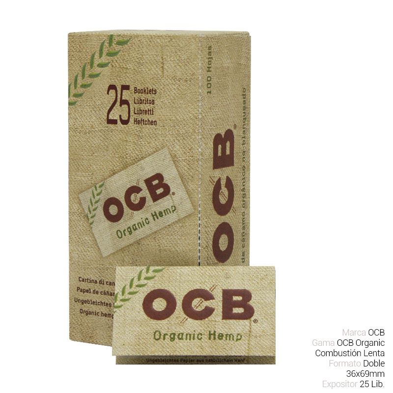 OCB DOBLE N4 ORGANIC 25 Lib.
