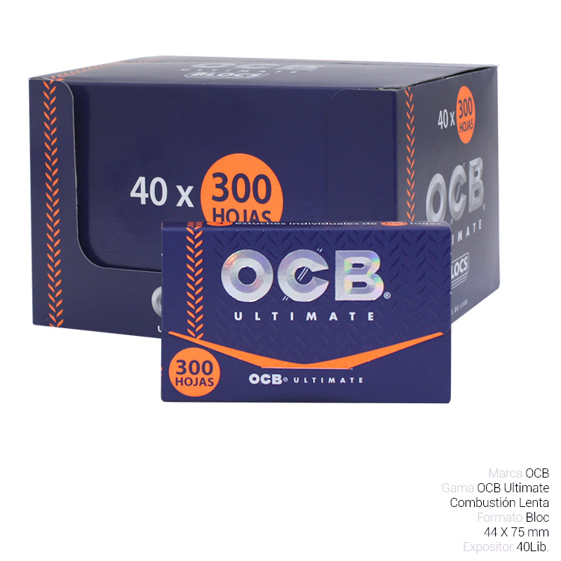 OCB BLOC 300 ULTIMATE 40 Lib.