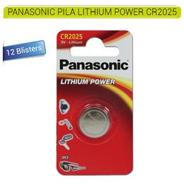 PANASONIC PILA LITHIUM POWER CR2025 12 Blisters