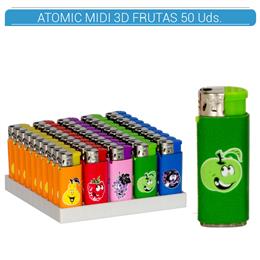 ATOMIC ENC. MIDI 3D FRUTAS 50 Uds. 36.00817