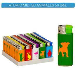 ATOMIC ENC. MIDI 3D ANIMALES 50 Uds. 36.00819
