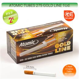 ATOMIC TUBES 250 + 25 GOLD LINE 24 mm. 1 Ud. 04.01501