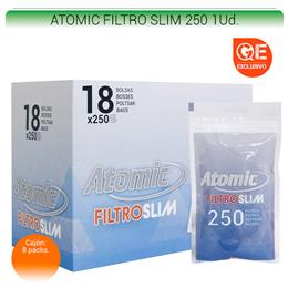 ATOMIC FILTROS SLIM 250 18 Uds. 01.63000