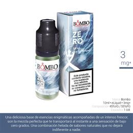 BOMBO E-LIQUID ZERO 03 mg 10 ml 1 Ud.
