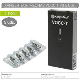KANGERTECH MECHA VOCC T V3 1,5 Ohm 5 Uds.