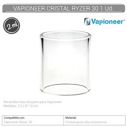 VAPIONEER REPUESTO CRISTAL RYZER 30 1 Ud. CV0015