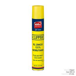 CLIPPER GAS BOTELLA 400ml. 24 Uds. MC0020