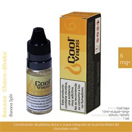 COOL VAPS E-LIQUID BANANA SPLIT 06 mg 10 ml 1 Ud. CV031
