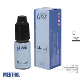 COOL VAPS E-LIQUID MENTHOL 00 mg 10 ml 1 Ud. CVP001