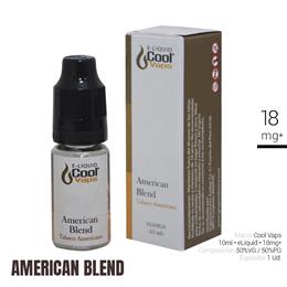 COOL VAPS E-LIQUID AMERICAN BLEND 18 mg 10 ml 1 Ud. CVP028