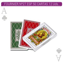 FOURNIER Nº27 ESP. 50 CARTAS PLAST. 12 Uds. F20990