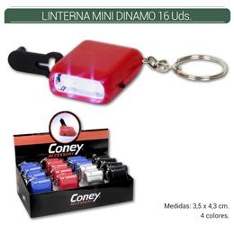 LINTERNA CONEY DINAMO MINI 16 Uds. 73.15500