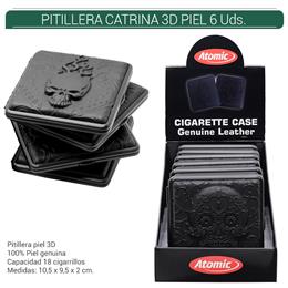 PITILLERA ATOMIC CATRINA PIEL 3D BLACK 6 Uds. 04.10508