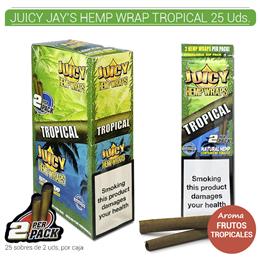 JUICY JAY´S HEMP WRAP TROPICAL 25 Uds.9902263