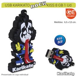 KARIKATO USB ROCK KISS 8 Gb. 1 Ud. K15