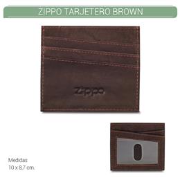 ZIPPO TARJETERO CREDIT CARD BROWN 1 Ud. 2005128