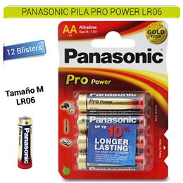 PANASONIC PILA LR06 AA PRO POWER 12 Blsters