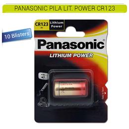 PANASONIC PILA LIT. POWER CR123 10 Blísters
