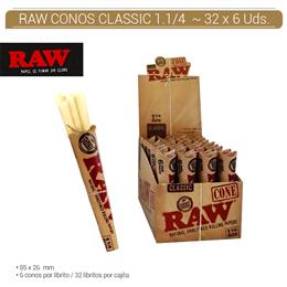 RAW CONOS CLASSIC 1.1/4  32 x 6 Uds