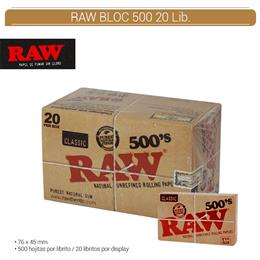 RAW BLOC 500 20 Lib.