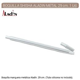 BOQUILLA SHISHA ALADIN METAL 29 cm. 1 Ud. M330SI