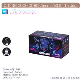 CARBON KING COCO CUBO 26 mm. 250 Gr. 16 Uds. 124.80001