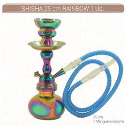 SHISHA 25 cm. 1 Mang. RAINBOW 1 Ud. 02.30641