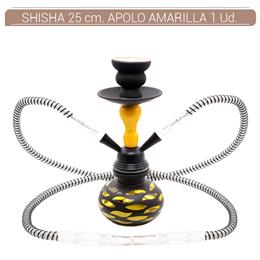 SHISHA 25 cm. 2 Mang. APOLO AMARILLA 1 Ud. 02.30762