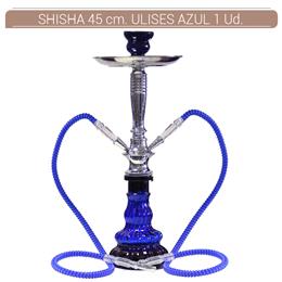 SHISHA 45 cm. 2 Mang. ULISES AZUL 1 Ud. 02.30566