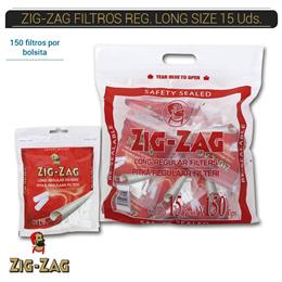 ZIG-ZAG FILTROS REGULAR LONG SIZE 15 Uds.