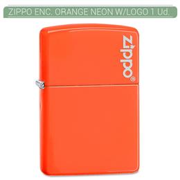 ZIPPO ENC. ORANGE NEON W/LOGO 1 Ud. 60002137