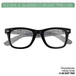 ZIPPO READING GLASSES +1.50 DIOT TRIE 1 Ud. 31Z-B16-BLK150 [2006156]