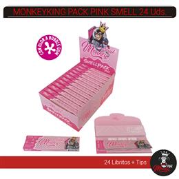 MONKEYKING PACK SLIM+TIPS PINK SMELL 24 Uds. MPCPCS